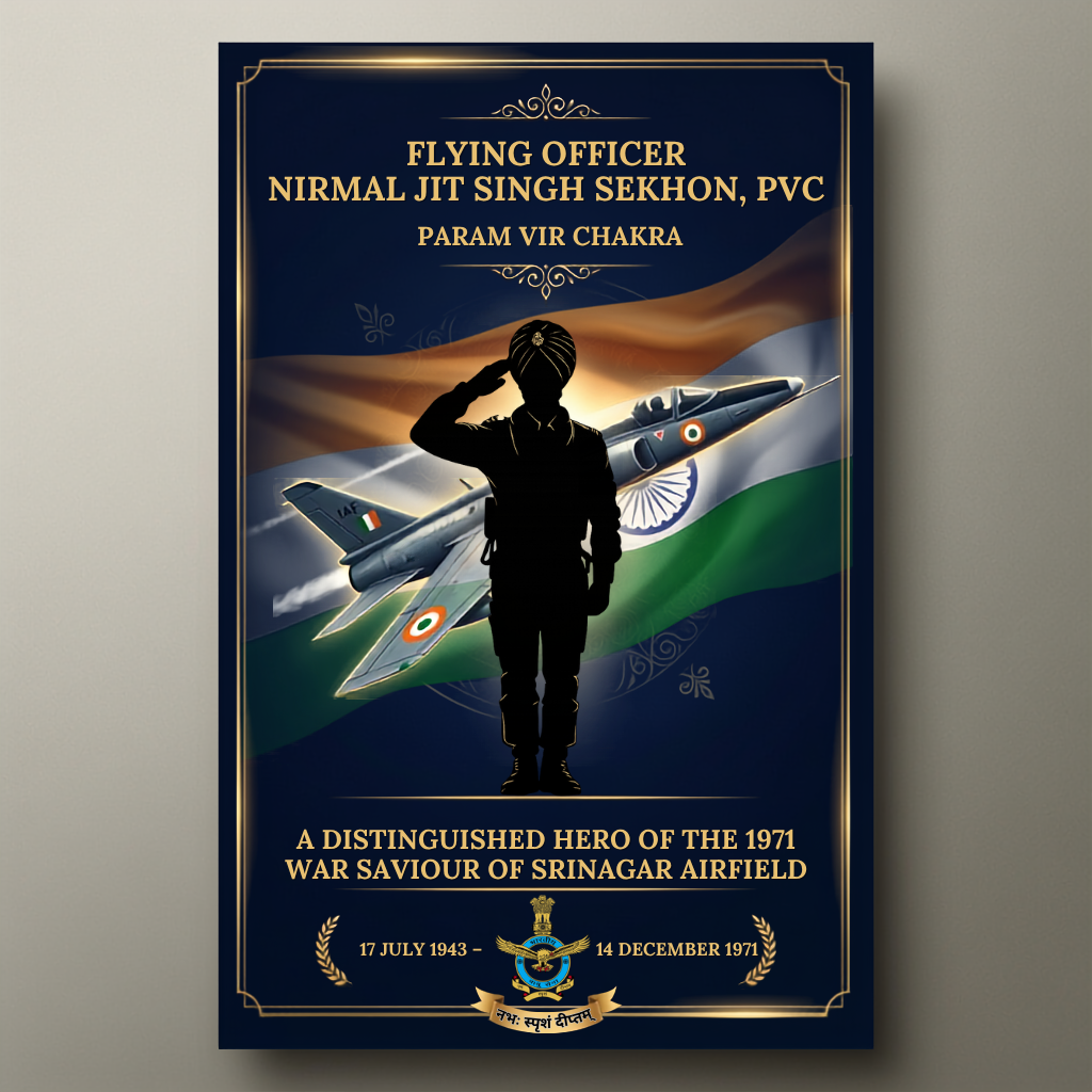 Flying Officer Nirmal Jit Singh Sekhon PVC Tribute